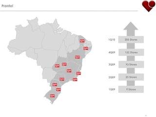 Pronto!1Q10205 Stores4Q09152 Stores93 Stores3Q0923 Stores2Q091Q099 Stores19