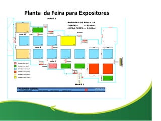 Planta  da Feira para Expositores  