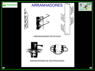 ARRANHADORES
ARRANHADORES ROTATIVOS
ARRANHADORES DE RECIPROCAÇÃO
 