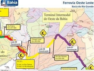 Ferrovia Oeste Leste
Bacia do Rio Grande
 