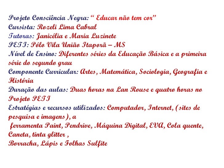 Apresentacao consciencia negra