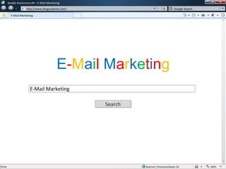 w
w
Sessão Assíncrona #4 – E-Mail Marketing
http://www.diogovalente.com/
E-Mail Marketing
Google Search
SearchSearch
E-Mail Marketing
E-Mail Marketing
 
