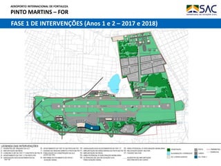 AEROPORTO INTERNACIONAL DE FORTALEZA
PINTO MARTINS – FOR
35
FASE 1 DE INTERVENÇÕES (Anos 1 e 2 – 2017 e 2018)
 