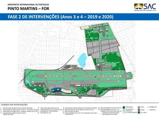 AEROPORTO INTERNACIONAL DE FORTALEZA
PINTO MARTINS – FOR
36
FASE 2 DE INTERVENÇÕES (Anos 3 e 4 – 2019 e 2020)
 