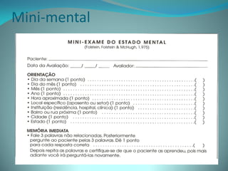 Mini-mental
 