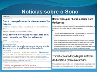 Notícias sobre o Sono 