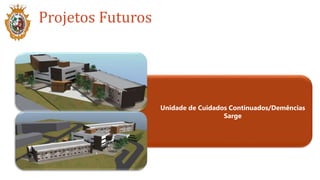Projetos Futuros
Unidade de Cuidados Continuados/Demências
Sarge
 
