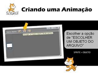 Criando uma Animação

SPRITE = OBJETO

 
