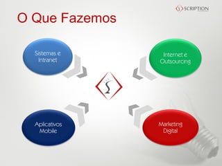 O Que Fazemos
 