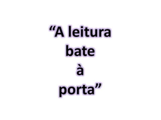 Apresentação da Semana da Leitura 2015/16