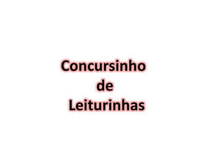 Apresentação da Semana da Leitura 2015/16