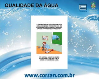 QUALIDADE DA ÁGUA
 