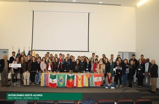 INTERCÂMBIO SERTÃ-AÇORES
SÃO MIGUEL, AÇORES, 2019
 