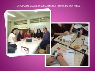 OFICINA DE GEOMETRIA SEGUNDO A TEORIA DE VAN HIELE 
 
