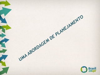 UMA ABORDAGEM
DE
PLANEJAMENTO
 