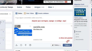 como fazer a públicidade na Carcicle