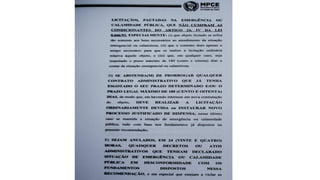 2ª Recomendação do MP ao prefeito de Pentecoste