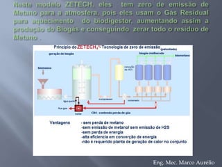 Cilindro de GLP usado para armazenar o gás já filtradoEng. Mec. Marco Aurélio
