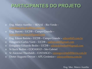 Eng. Mec. Marco Aurélio