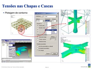 Tensões nas Chapas e Cascas
    Plotagem de contorno




© Det Norske Veritas Ltda. Todos os direitos reservados.   Slide 24
 