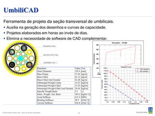 FatFree
 Software de análise do vão livre de pipelines de acordo com DNV-RP-F105
 “Free Spanning Pipelines”.
  Interface Excel.
  Análise de ULS e FLS devido ao VIV
   (alinhado e cruzado) criado pela correnteza
   e carregamento de ondas.
  Cálculo das tensões de pico de Von Mises.
  Análise de sensibilidade para altura do vão,
   trenches, comprimento do vão.
  Curvas SN da DNV-RP-C203.




© Det Norske Veritas Ltda. Todos os direitos reservados.   Slide 50
 