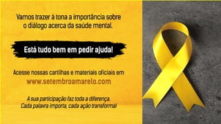 aspectos do Setembro Amarelo no contexto de saúde