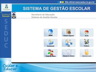 SISTEMA DE GESTÃO ESCOLAR 