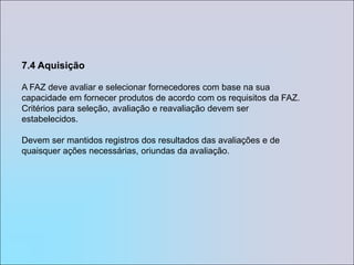 realimentação do cliente;