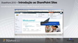 Localização facilitada com o Multi-lingual User Interface
 