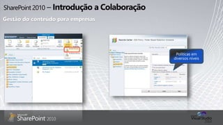 Gestão do conteúdo para empresas
 