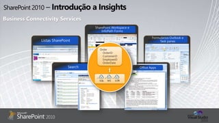 Business Connectivity Services
Formulários Outlook e
Task panesListas SharePoint
SharePoint Workspace e
InfoPath Forms
Artist Tracker > Artists
Artists
Contracts
Artist Name Address City State
Artist
Mandible
Artist Name: Mandible
Agent:
Andrew Datars Quartet
Stuck in the Mud
Tasteslike chicken
Deathrattle
Jay Hamlin Trio
Down on the Bayou
Concourse
Down on the Bayou
Concourse
Concourse
Jay Hamlin Trio
My Artists
Search Office Apps
 