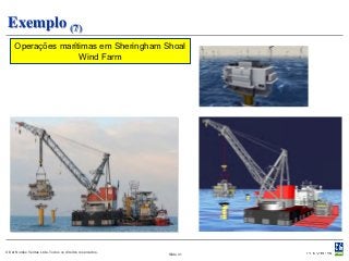 Exemplo (7)
     Operações marítimas em Sheringham Shoal
                    Wind Farm




© Det Norske Veritas Ltda. Todos os direitos reservados.   Slide 41
 