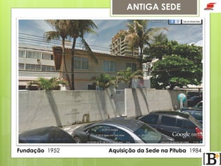 ANTIGA SEDE

Fundação 1952

Aquisição da Sede na Pituba 1984

 