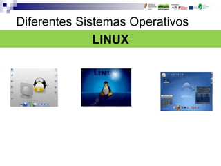 LINUX
Diferentes Sistemas Operativos
 