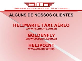    Controle de passageiros e cargasMissãoO SITA tem como meta principal eliminar possíveis falhas na comunicação interna sobre informações nos controles do dia a dia.