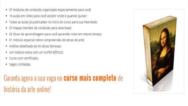 Curso de historia da arte online gratis