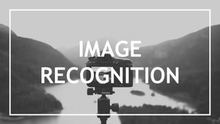 IMAGE
RECOGNITION
 