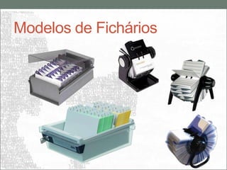 Modelos de Fichários
 