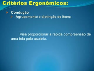 Agrupamento e distinção entre itens;
