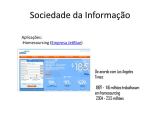 Apresentação sociedade da informação