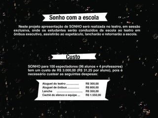 Apresentação sonho escola