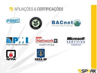AFILIAÇÕES & CERTIFICAÇÕES
 