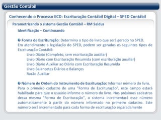 Disponível no site da Receita Federal. Gestão ContábilRequisitos Básicos Aquisição do Certificado Digital; (*); Conexão com a Internet com alto índice de confiabilidade e desempenho; Instalação do Programa Validador e Assinador; (**); Instalação da versão 11.20 do RM Saldus ou superior; Biblioteca 11.0 ou superior;DBAccess somente para NF-e e NFS-eTOTVS SPED Services - TSS  para NF-e e NFS-e(*) Só é necessária a aquisição de um único certificado para todas as empresas.	(**) O programa validador encontra-se disponível no site da Receita Federal.