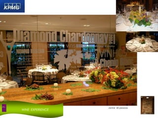 Jantar  45 pessoasWINE  EXPERIENCE