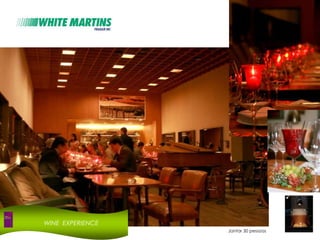 WINE  EXPERIENCEJantar 30 pessoas