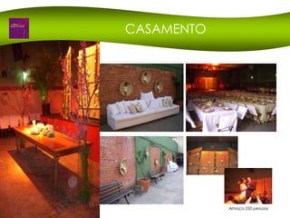 CASAMENTOAlmoço 250 pessoas