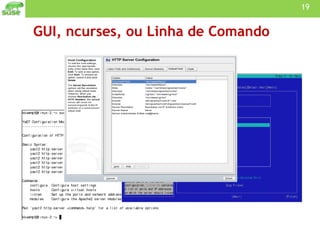 GUI, ncurses, ou Linha de Comando 