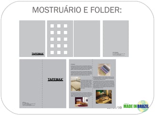   MOSTRUÁRIO E FOLDER: 