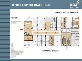 TÉRREO CONNECT TOWER – BL 3


                                   ACESSO A PRAÇA ALIMENTAÇÃO




                     ESTRADA DO CAPENHA
 
