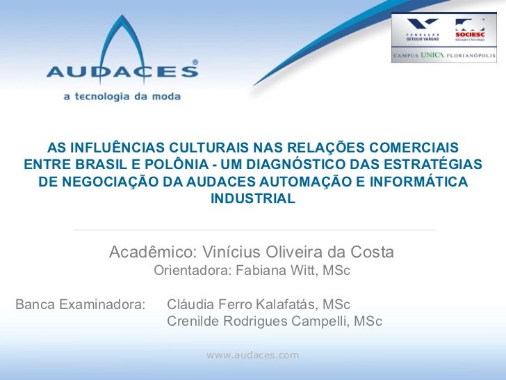 Slides para apresentação de tcc